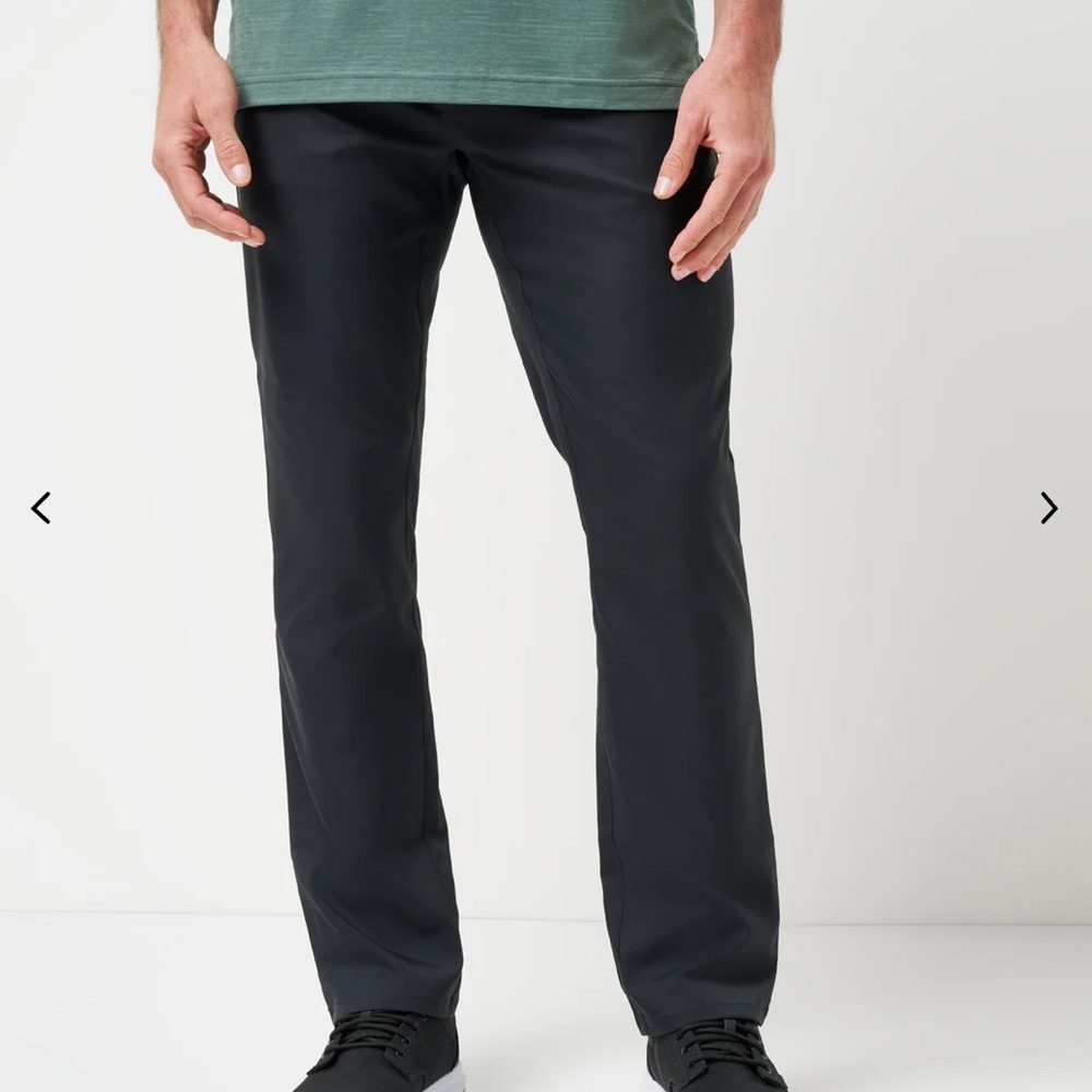 Travis Mathew Open To Close 2.0 pant in black size 38X32